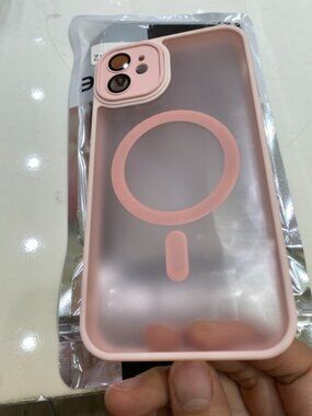 Blush Pink Magnetic Frosted iPhone Case